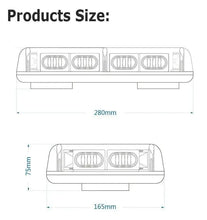 Load image into Gallery viewer, [AMBER] LED Rooftop 12 Inch Mini Strobe Lights Bar - Premium Services Technologies