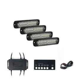 PulseMax 4X Ultra-Bright LED Grille-Surface Kit with Controller - Premium Services Technologies 